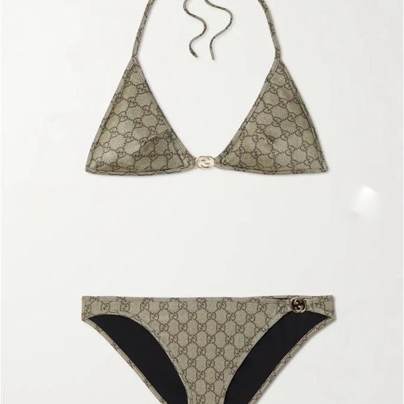 Gucci Other - Gucci GG Monogram Beige Bikini Set